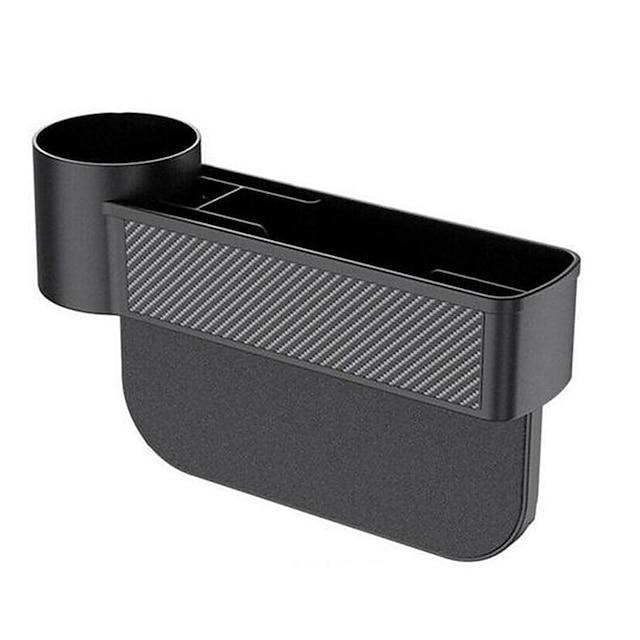  Car Storage Tools Black Auto Car Seat Gap Catcher Filler Storage Box Pocket Organizer Holder SUV Pocket Stowing Tidying Drink