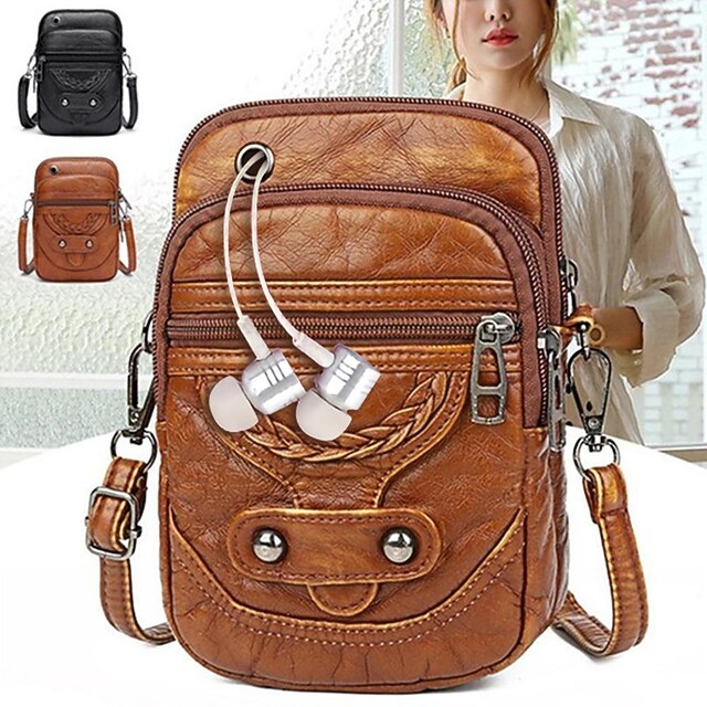 Women's Shoulder Bag Phone Bag Women's Fashion Zipper Crossbody Bag