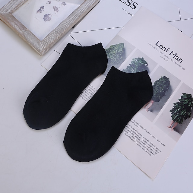  [5 paires] chaussettes de cheville confortables, lot de chaussettes de cheville de couleur unie, bas pour femmes& bonneterie