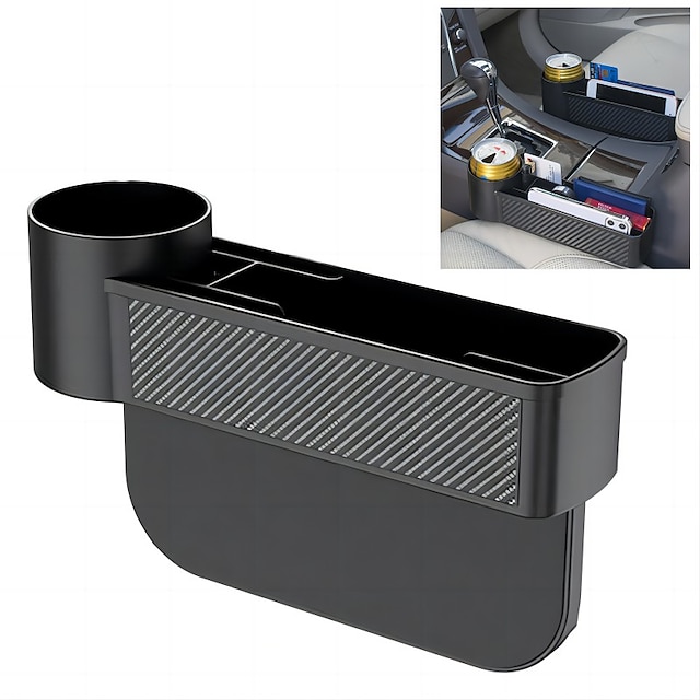  narzędzia do przechowywania w samochodzie czarny auto car seat gap catcher filler schowek organizer kieszonkowy uchwyt suv kieszonkowy układanie porządkowanie napojów