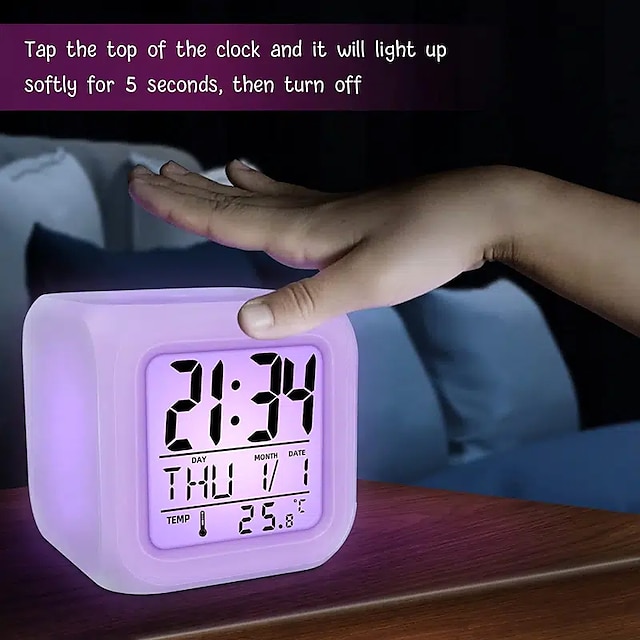  1 szt. Ekran wyświetlacza / Noc LED Light Bateria Wodoodporny