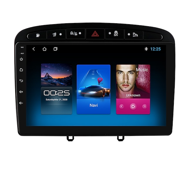  9 inch 2 din android 12 radio auto multimedia player video pentru 2012 - 2020 peugeot 308 408 autoradio carplay wifi gps