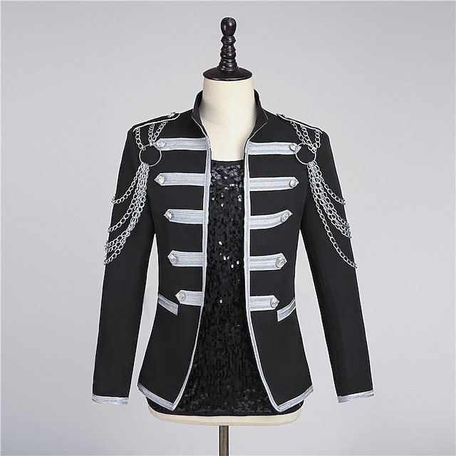  Rococo Victorian Coat Suits & Blazers Uniform Prince Aristocrat Men's Cosplay Costume Party / Evening Coat