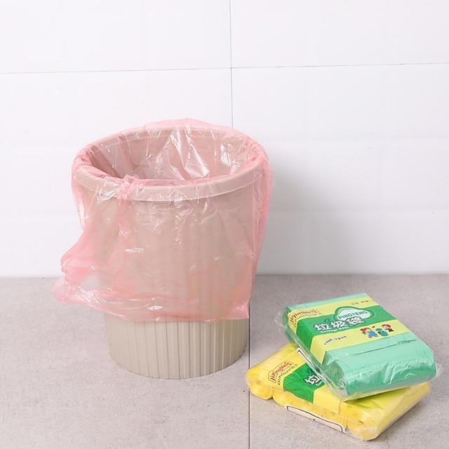  Unids/paquete de basura desechable para almacenamiento de cocina, bolsa de basura de plástico para proteger la privacidad, 100 unidades