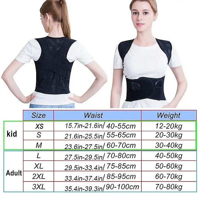 1pc Posture Corrector Corset Back Support Belt Orthopedic Back Belt ...