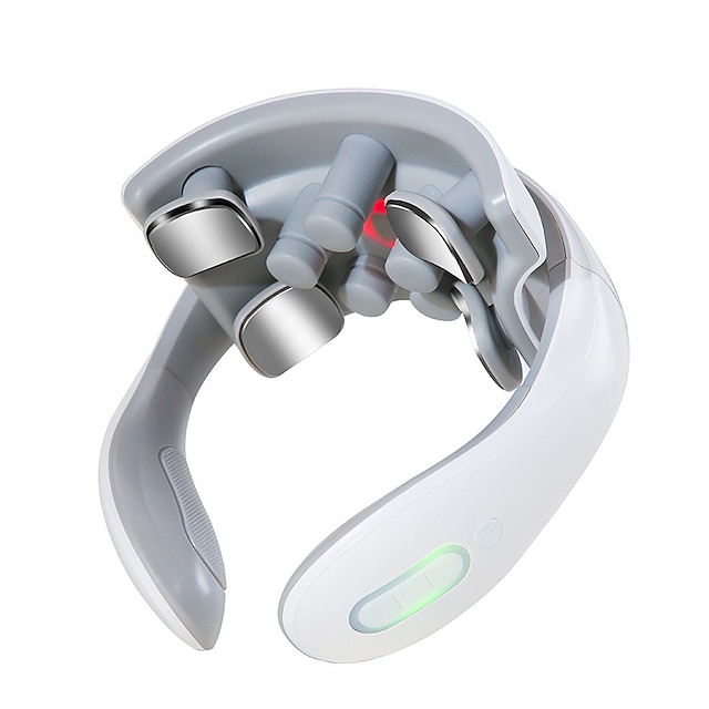  massaggiatore del collo con il calore cordless vibrazione dei tessuti profondi massaggiatore del collo a infrarossi per alleviare il dolore massaggiatore cervicale elettrico portatile relaxer del