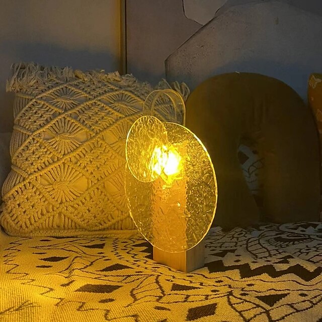  lampki nocne dekoracyjne kryształowe zasilane przez USB do sypialni / pokoju dziewczęcego