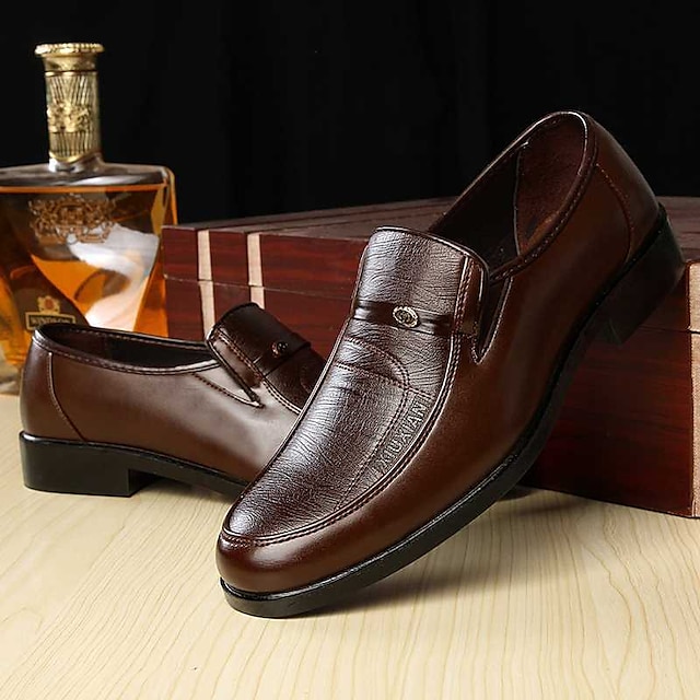 Men's Loafers & SlipOns Leather Loafers Business Casual Outdoor Daily