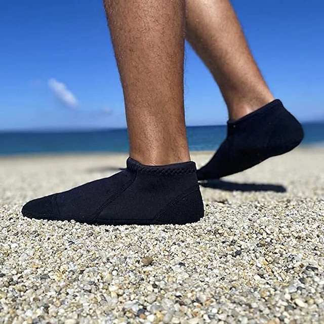 Unisex Water Shoes Beach Booties Shoes Aqua Socks 3mm Anti-Slip Swim ...