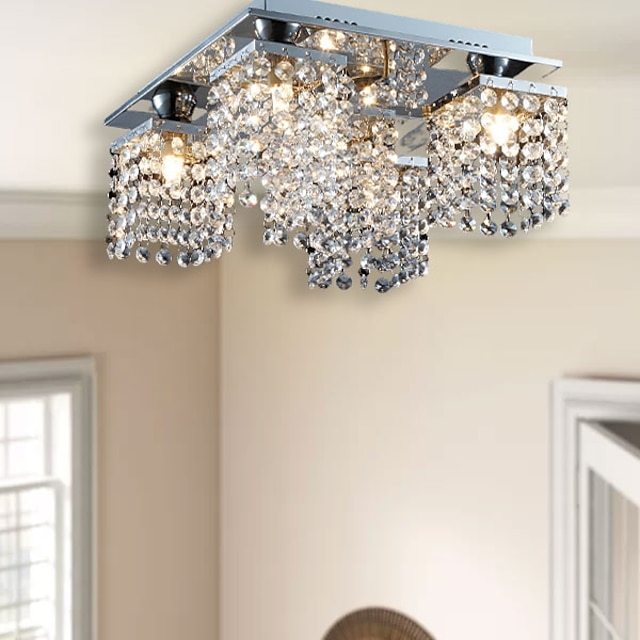  led lustry stmívatelná stropní svítidla 30cm moderní luxusní kruhový design 150cm zlatý krystal pro domácí interiéry kuchyně ložnice kreativní lampa světlo