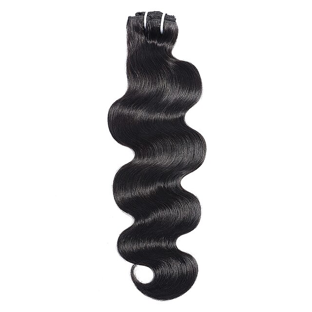  Clip In Hair Extensions Remy Human Hair 7 Pcs Pack Body Wave Natural Hair Extensions
