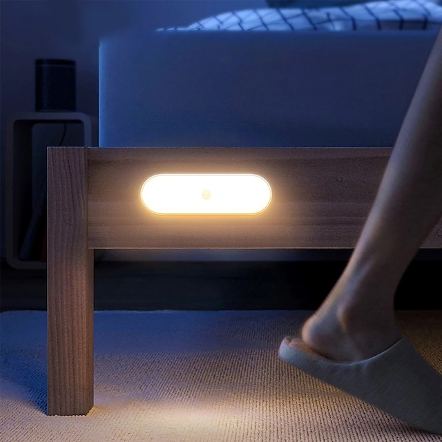  led éjszakai fény mozgásérzékelő otthoni emberi intelligens indukciós lámpa töltés intelligens gardrób hálóterem szemvédő asztali lámpa
