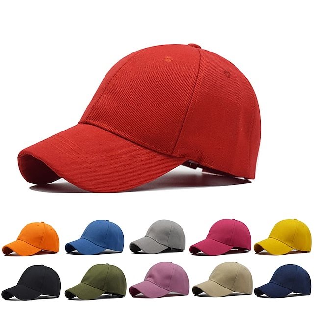  1 pz berretto unisex casual solido curvo visiera parasole berretto da baseball cappelli di snapback regolabili per le donne uomini hip hop cap street papà cappello