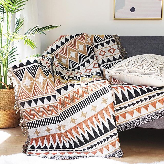 Sofa Covers 2-zits rood Bohemian Style Bank Cover Protector Hoes Zachte Stretch Stijlvol voor Lederen Banken Honden Huisdieren Katten Meubels met antislip riemen (57-73 inch Sofa Covers 2-zits rood Bohemian Style Bank Cover Protector Hoes Zachte Stretch Stijlvol voor Lederen Banken Honden Huisdieren Katten Meubels met antislip riemen (57-73 inch