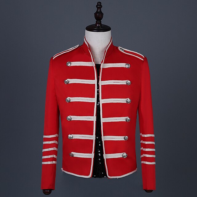 Rococo Victorian Coat Suits & Blazers Uniform Prince Aristocrat Men's ...