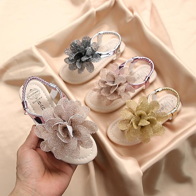  Mädchen Sandalen Täglich Kleid-Schuhe Schuhe für das Blumenmädchen Lackleder Atmungsaktivität Rutschfest Große Kinder (ab 7 Jahren) Kleine Kinder (4-7 Jahre) Kleinkinder (2–4 J.) Hochzeit Geburtstag