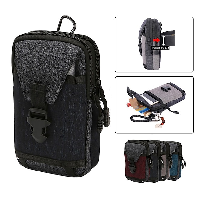 1 Pack Clip On Phone Case Portable Wallet Zipper Phone Case Dry Bag ...