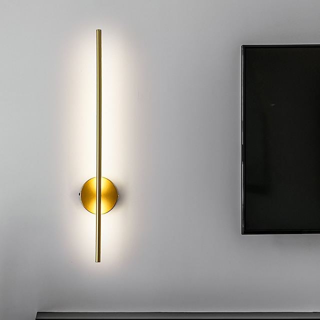  lightinthebox led vægsconce lampe indendørs minimalistisk lineær strip vægmontering lys lang boligindretning belysningsarmatur, indendørs wall wash lamper til stue soveværelse