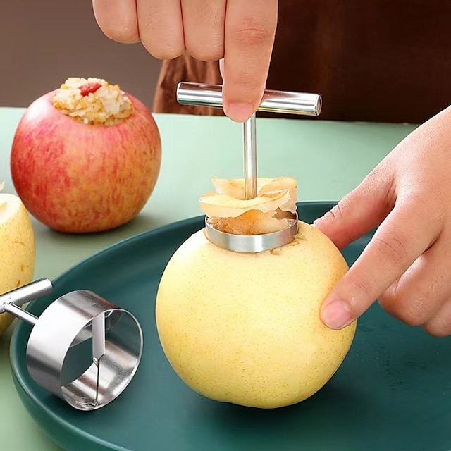  pomme en acier inoxydable pointue multifonctionnelle pour le carottage de noyau séparateur de dénoyauteur de noyau de fruit pour des accessoires d'outils de cuisine