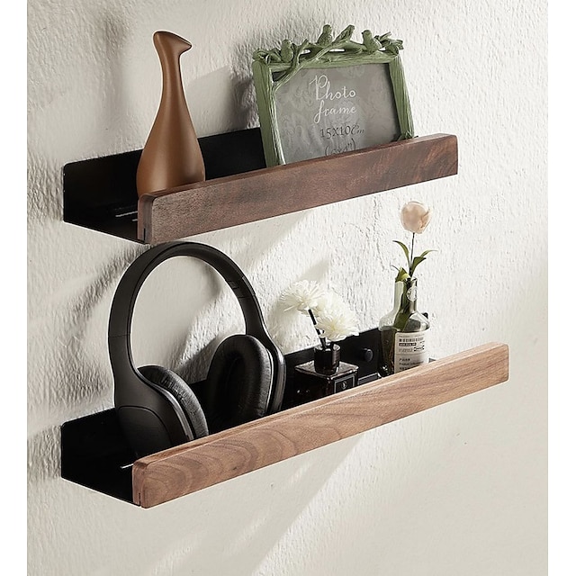 Bathroom Shelves Wall Mounted Walnut Space Aluminum Shower Shelf Storage  Organizer Rack Bathroom Kitchen Bathroom Hardware Pendant Shower Rack Corner  Shelf 1pc 2023 - $29.99