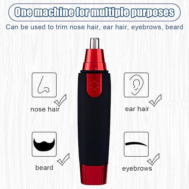Electric Nose Hair Trimmer Implement Shaver Clipper Men Women Ear Neck