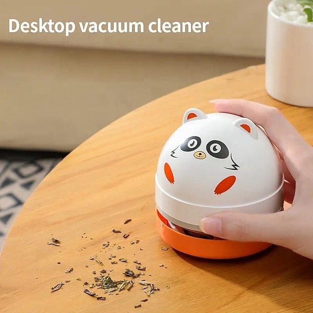  Mini Cute Table Dust Vacuum Cleaner, Portable Corner Desk Vacuum Cleaner Mini Cute Vacuum Cleaner Dust Sweeper, Back to School Gift