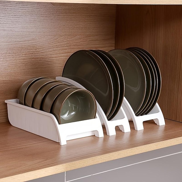 Japanese Dish Storage Rack Kitchen Dish Drain Rack Dish Storage and Sorting Rack Tableware
