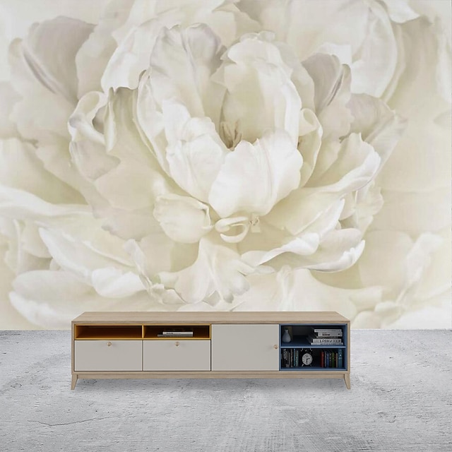  flori mari de bujor alb decor 3d acasa tapet clasic contemporan material panza tapet autoadeziv tapet tapet din stofa tapet pentru camera