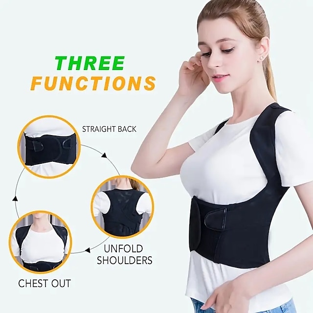 1pc Posture Corrector Corset Back Support Belt Orthopedic Back Belt ...