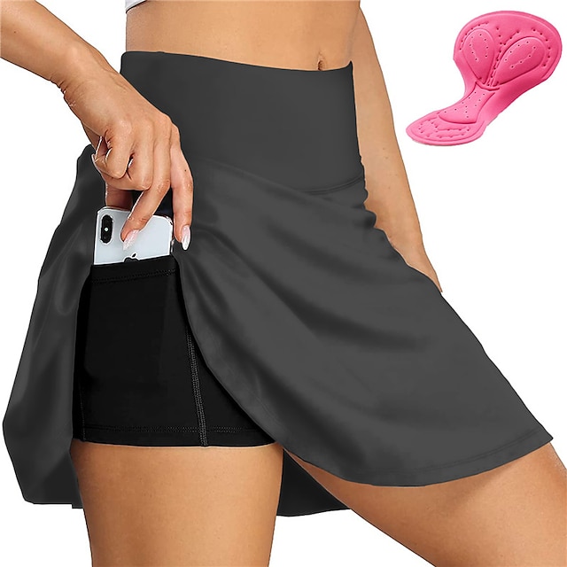 Women's Cycling Skort Skirt Bike Skirt Bottoms Race Fit Mountain Bike