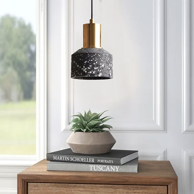  10 cm lanterna pendente design lampada a sospensione in metallo moderno 220-240v