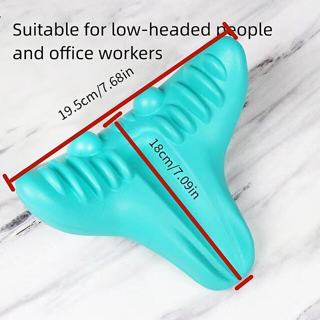 Cervical Spine Massage Pillow Portable Neck and Shoulder Relaxer Neck Massage Pillow Cervical