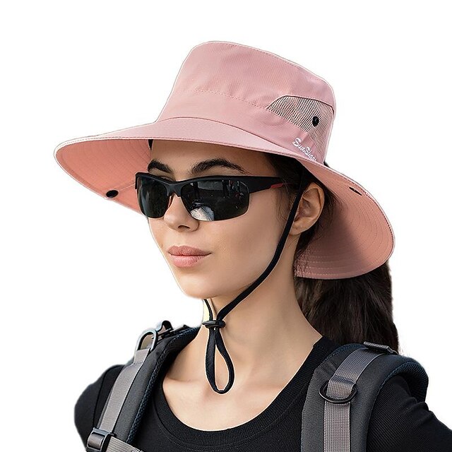 1 pcs Women's Sun Hat Bucket Hat Fishing Hat Hiking Hat Wide Brim