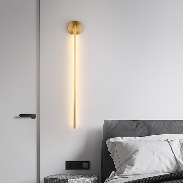  Lightinthebox applique da parete a LED lampade da parete dimmerabili per interni lampada da parete in rame per soggiorno camera da letto bagno corridoio porta scala, comodino 110-240v