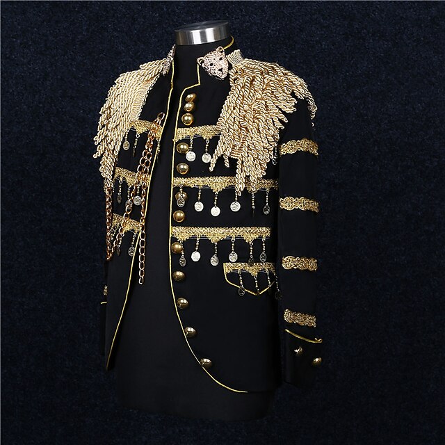 Rococo Victorian Coat Suits & Blazers Uniform Prince Aristocrat Men's