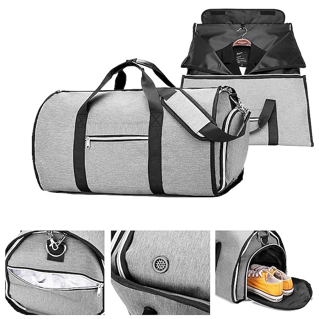  bärbar hopfällbar resväska herrväska med stor kapacitet förvaringsväska multifunktions resväska