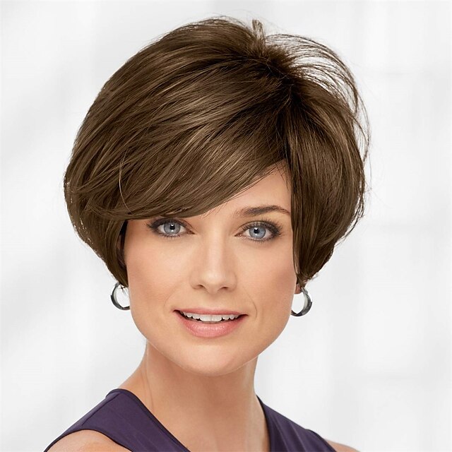 Bennett WhisperLite Wig Sophisticated Short Bob Wig with Feathery ...