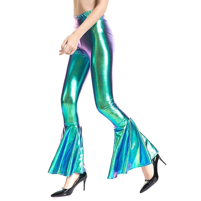 Disco Dance Costumes Exotic Dancewear Pole dance Pants Ruffles Ruching