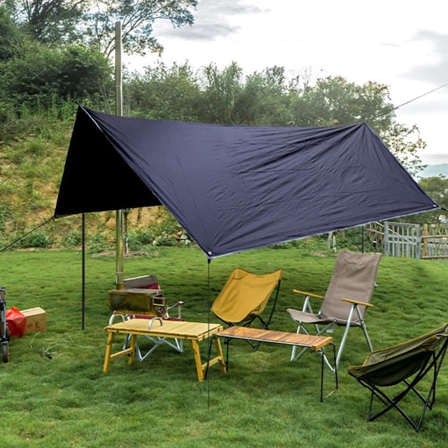  Outdoor Hexagonal Ceiling Mat Dual-Purpose Hammock Sunshade Cloth Rain Protection Sun Protection Outdoor Mat Camping Mat
