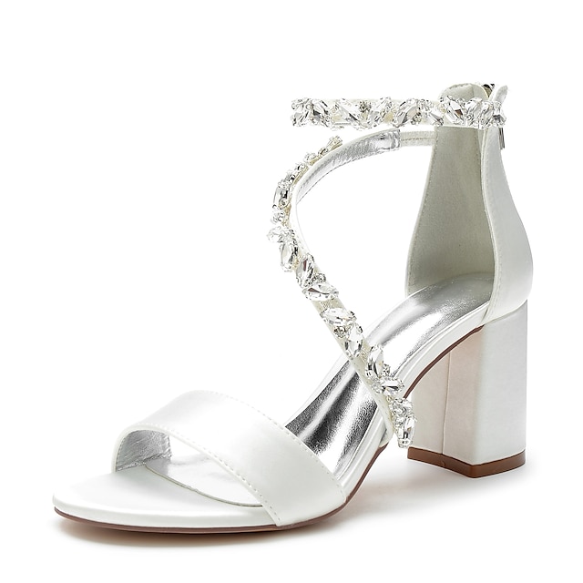  Pentru femei pantofi de nunta Sandale Cadouri de Valentin Bling Bling Pantofi Petrecere Petrecere și seară Sandale de nunta Pantofi de mireasa Pantofi de domnișoară de onoare Piatră Semiprețioas
