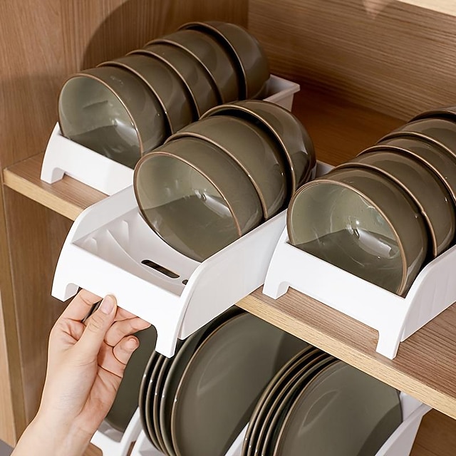 Japanese Dish Storage Rack Kitchen Dish Drain Rack Dish Storage and