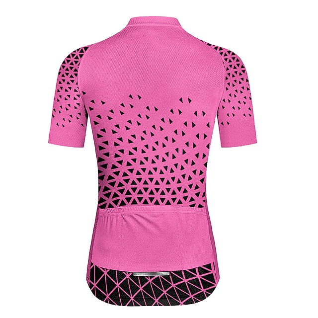INBIKE Women's Cycling Jersey - Breathable, Quick-Dry Bike Shirt With Rear Pockets & Reflective Strips