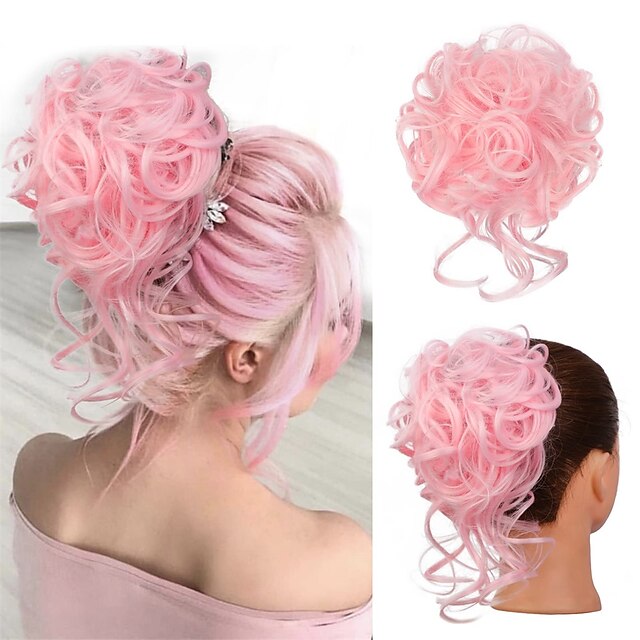 Messy Bun Hair Piece Messy Hair Bun Scrunchies for Women Tousled Updo