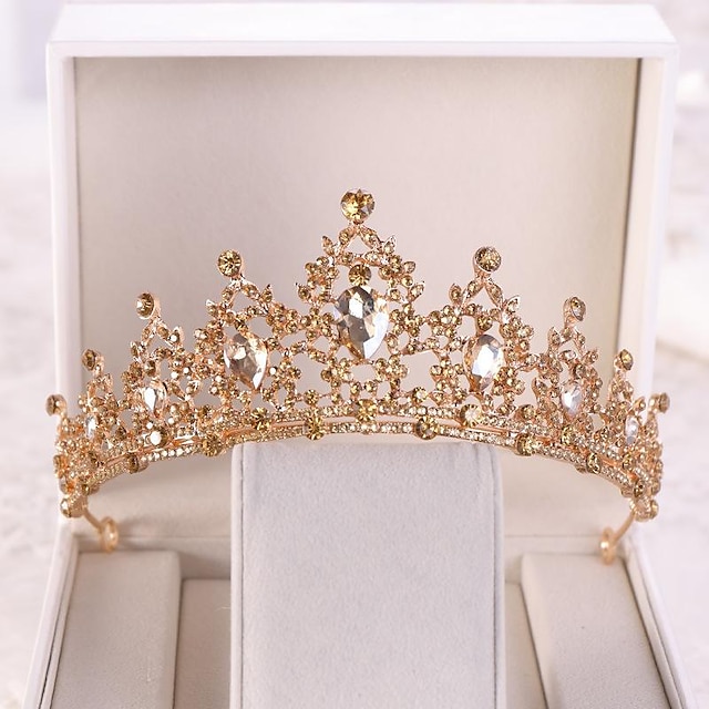  Kryształowe korony królowej i tiary z grzebieniem z pałąkiem na głowę dla kobiet i dziewcząt korony księżniczki akcesoria do włosów na ślub urodziny kostium na halloween cosplay