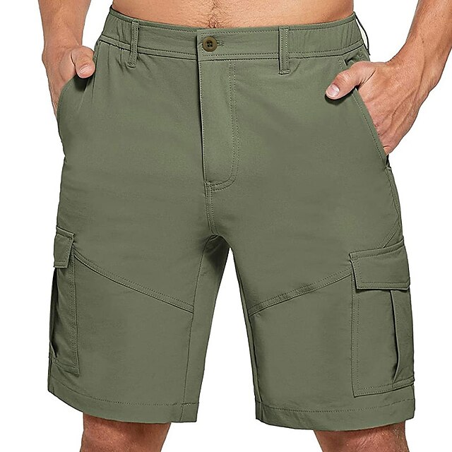 Men's Cargo Shorts Shorts Bermuda shorts Multi Pocket Plain Comfort ...