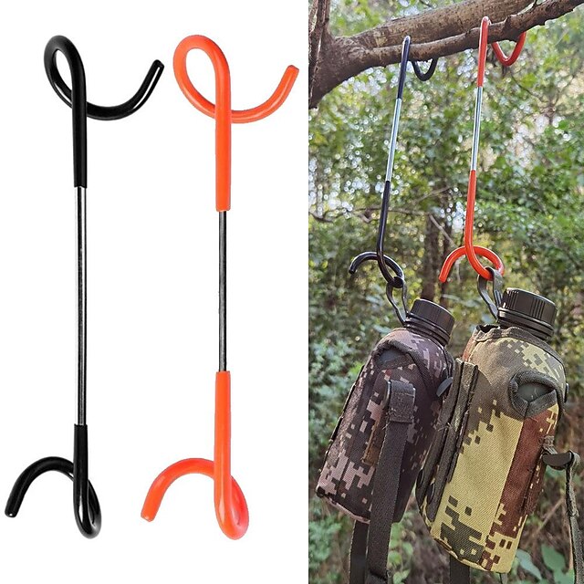 Camping Lantern Hanger,MultiPurpose Camping Light/Lamp,Convenient SShaped Light Pole Light