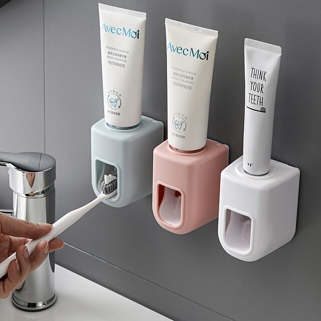 Wall Mounted Automatic Toothpaste Squeezer, Simple Toothpaste Holder2