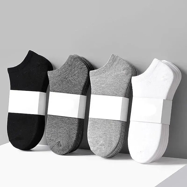  [5 pares] meias confortáveis, pacote de meias de cor sólida, meias femininas& meias