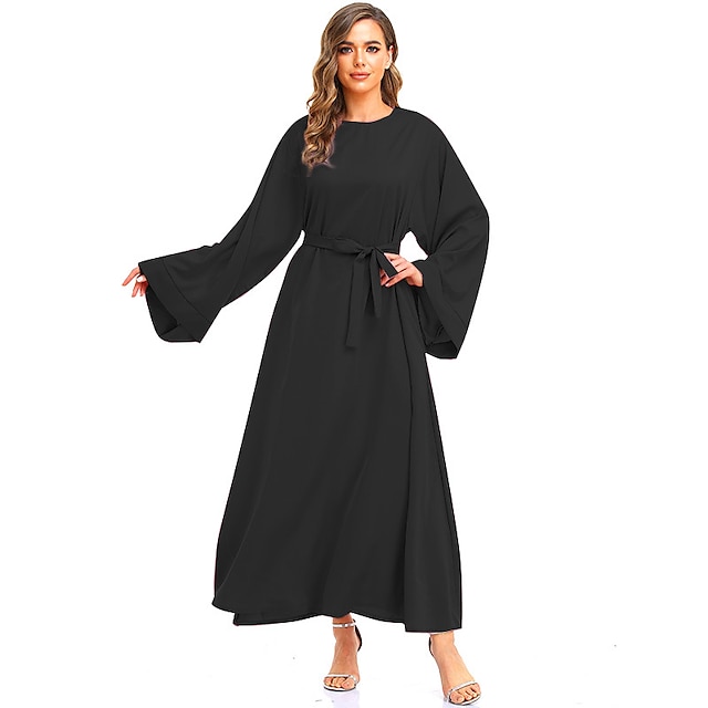  Women's Dress Abaya Religious Saudi Arabic Arabian Muslim Ramadan Adults Dress