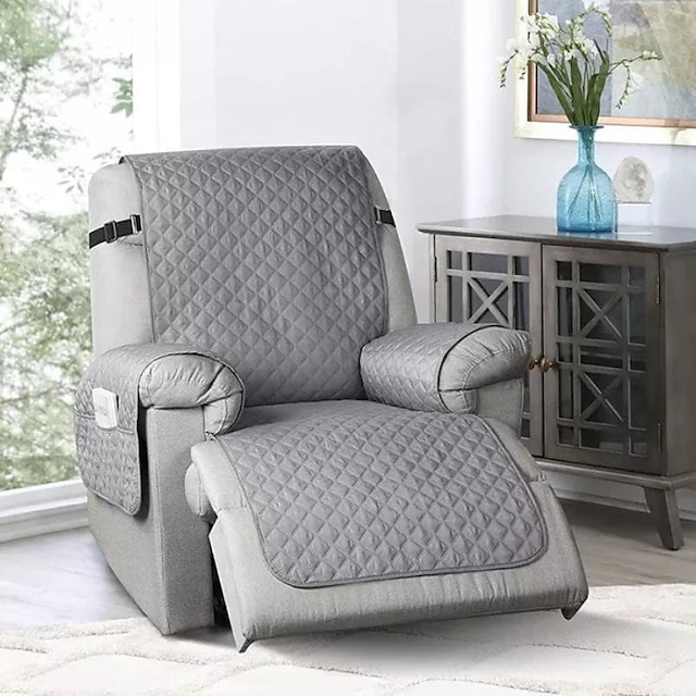  capa de cadeira reclinável reversível capas de sofá para cães, capa de sofá, capas de sofá para sofá de 3 almofadas, protetor de sofá com bolsos